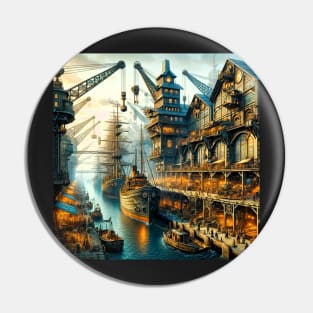 Harbor of the Clockwork Sun Pin