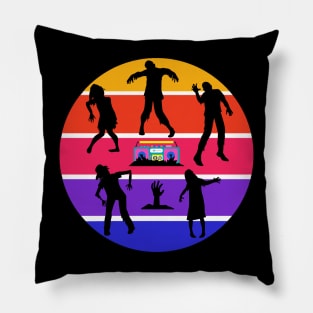 Dancing Zombies Pillow