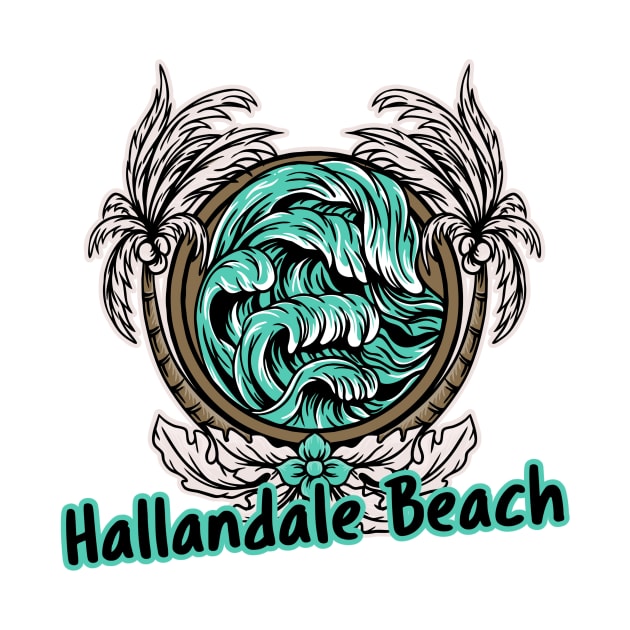 Make Waves Hallandale Beach, Florida by Be Yourself Tees