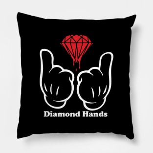 diamond hands Pillow