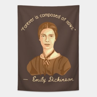 Emily Dickinson Portrait and Quote Tapestry