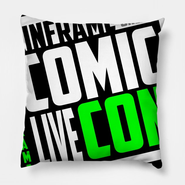 Mainframe Comic Con Generic Logo Pillow by Mainframe Comic Con