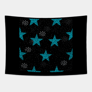 Retro Stars Tapestry