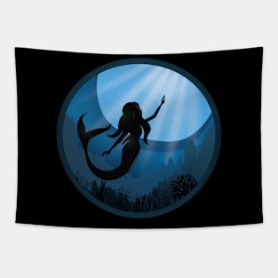 Mermaid Underwater Tapestry