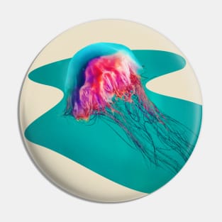 Galactic Jellyfish Pin