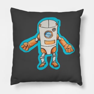 Bernie the belligerent bot Pillow