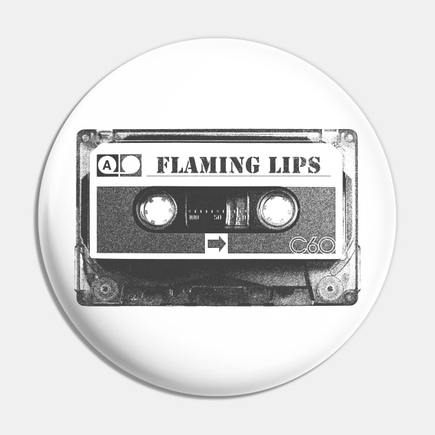 Flaming Lips - Flaming Lips Old Cassette Pencil Style Pin by Gemmesbeut