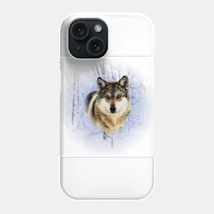 Wolf portrait Phone Case