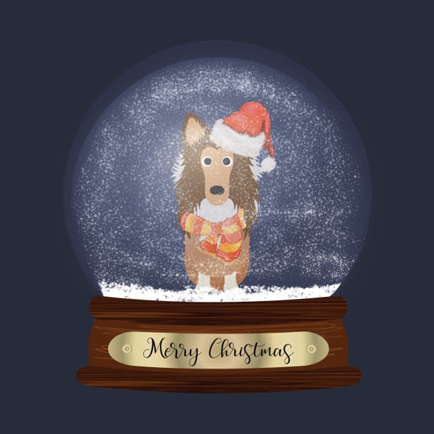 Rough Collie Christmas Gift by DoggyStyles