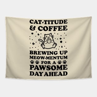 Cattitude and Coffee Tapestry