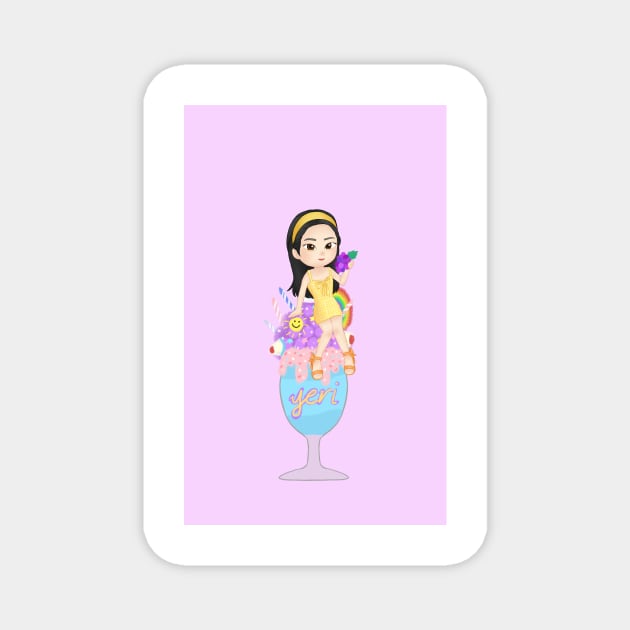 Red Velvet Yeri Drink Magnet by seventhdemigod