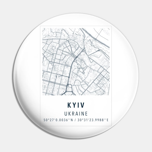 KYIV UKRAINE SIMPLE MAP Pin by boy cartograph