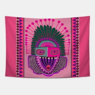 VooDou Tribal Mask Tapestry