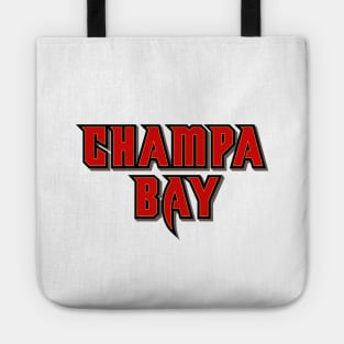 Champa Bay - White/Red Tote