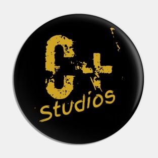 C+ Studios Black and Gold Attack Pin