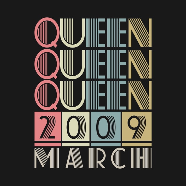2009 - Queen March Retro Vintage Birthday by ReneeCummings