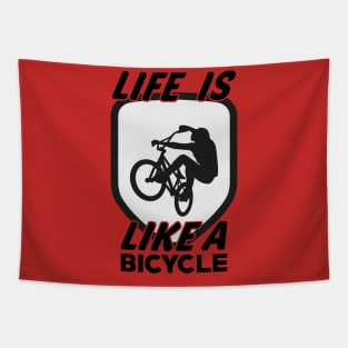 Life is like a Bicycle.New T-shirt 2022, Cycling teeshirt, tshirt for cycling. Tapestry