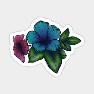 Watercolor Florals Magnet