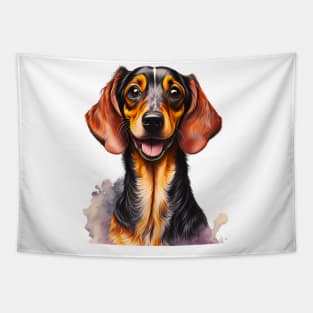 Dachshund Dog. Tapestry