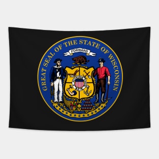 Wisconsin Coat of Arms Tapestry