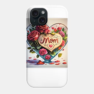 heart for mom Phone Case