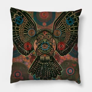 Bronze Owl Pillow