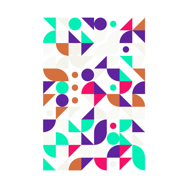 Colourful Geometric Animated Pattern by Trendy-Now