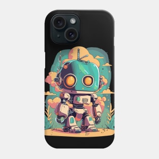 Chibi Mech Bot Phone Case