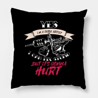 Tattoo artist quote Pillow