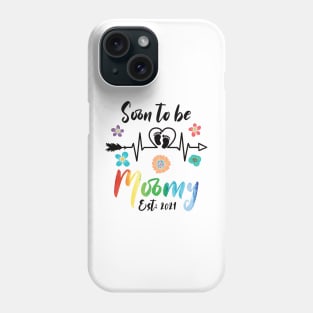 Soon To Be Mommy Est 2021 mom Phone Case