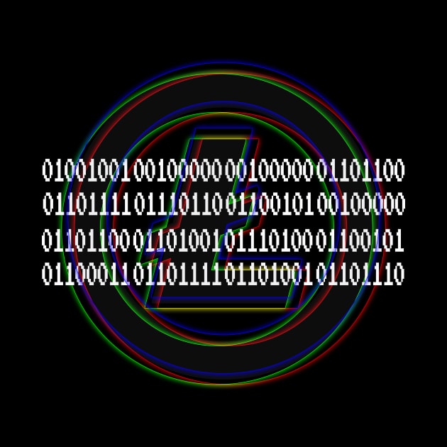 Binary I Love Litecoin by Destro