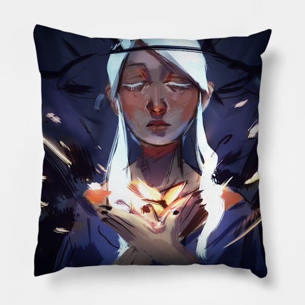 Glow Pillow by StaticColour