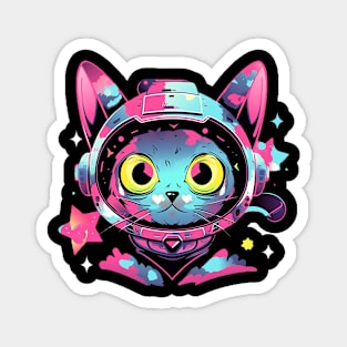 space cat Magnet