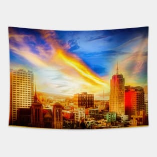 City Lights Tapestry