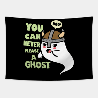 Original Cute Kawaii Funny Halloween Boo Ghost Meme Tapestry