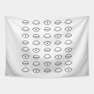 Three Eyes Pattern Tapestry