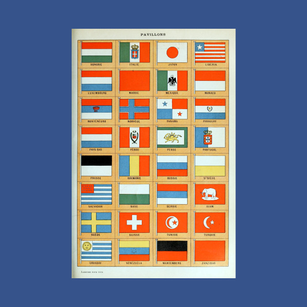 Discover Vintage Flags of the World - Vintage - T-Shirt