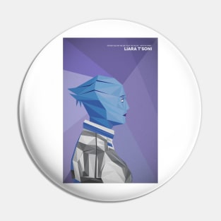 Geometric Liara T'Soni Pin