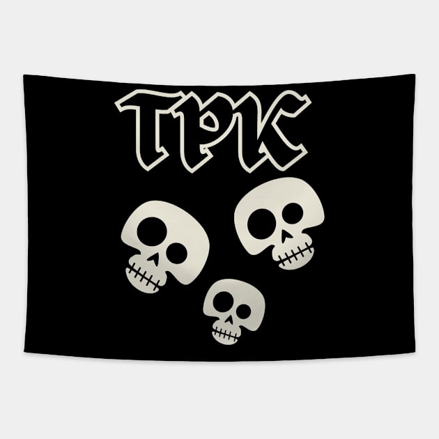 TPK - Total Party Kill - Skulls Tapestry by Melty Shirts