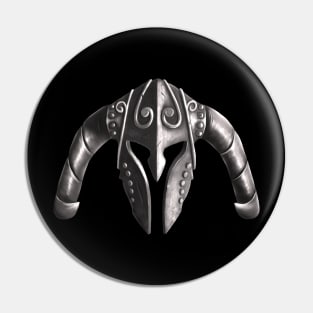 Nordic dragon helmet Pin