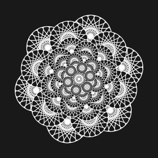 Psychedelic mandala (invert) T-Shirt