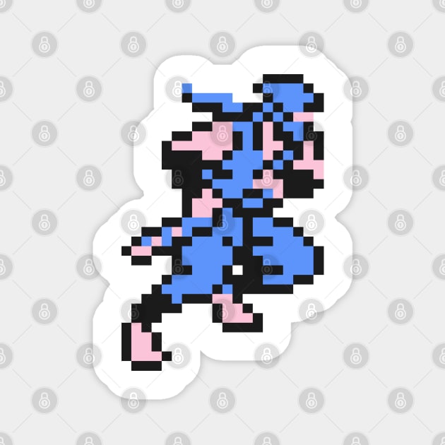 Ninja Gaiden Pixel Art Magnet by allysontx