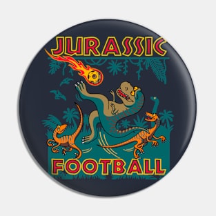 Jurassic Football Pin