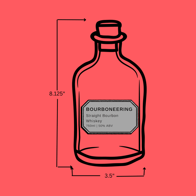 Bottle Engineering Drawing by Bourbon_In_College