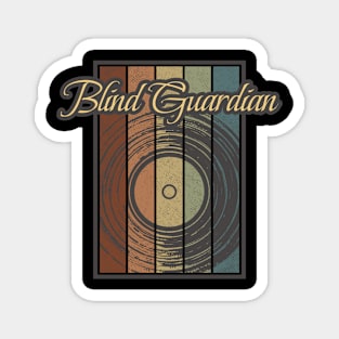 Blind Guardian Vynil Silhouette Magnet