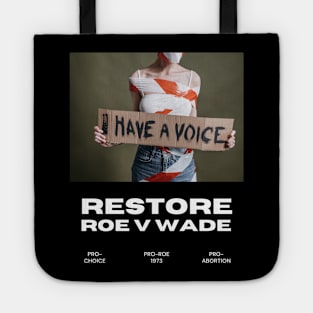 abortion, I have a voice Tote