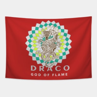 Draco god of flame Tapestry