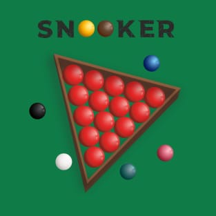 Snooker Ball Design T-Shirt