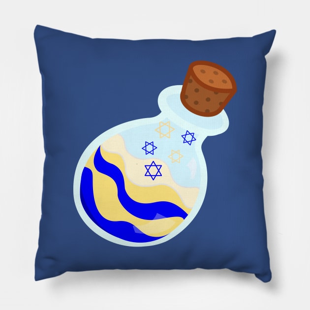 Hanukkah Pillow by traditionation