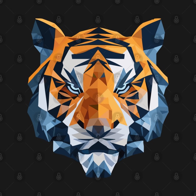 Low Poly Tiger by MplusC